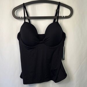 Black Swim Top